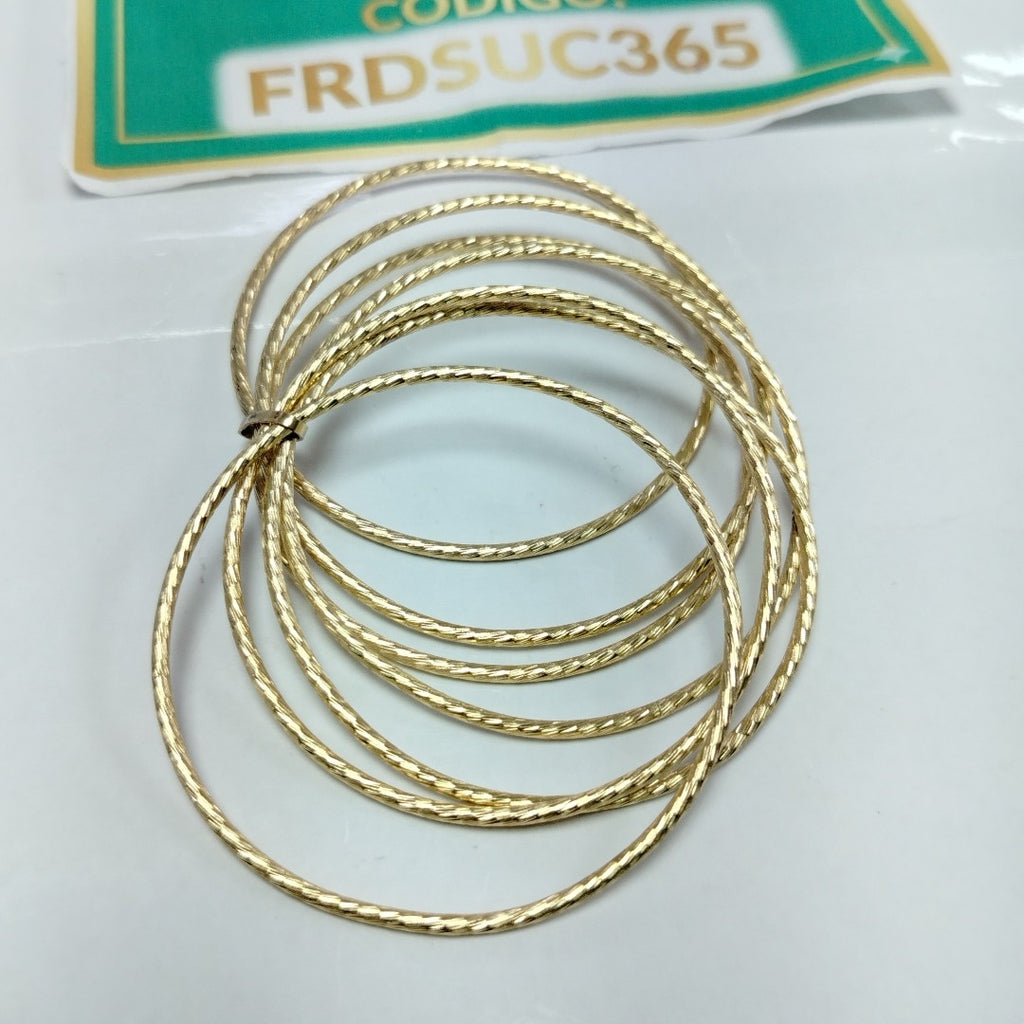 SEMANARIO DE PULSERAS ORO 14 K 23,50 GRMS (SEMINUEVO)