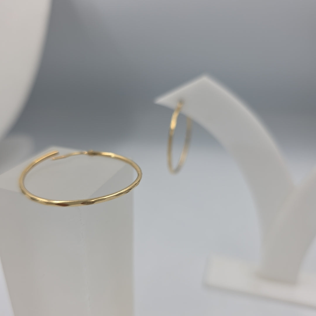 ARRACADAS PAR ORO 14 K 2 GRMS (SEMINUEVO)