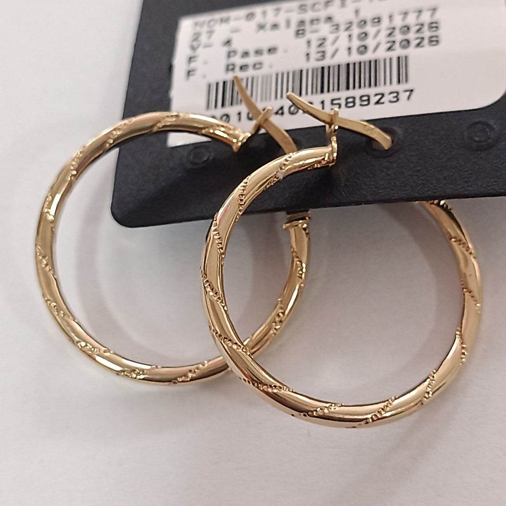 ARRACADAS PAR ORO 14 K 1.3 GRMS (SEMINUEVO)