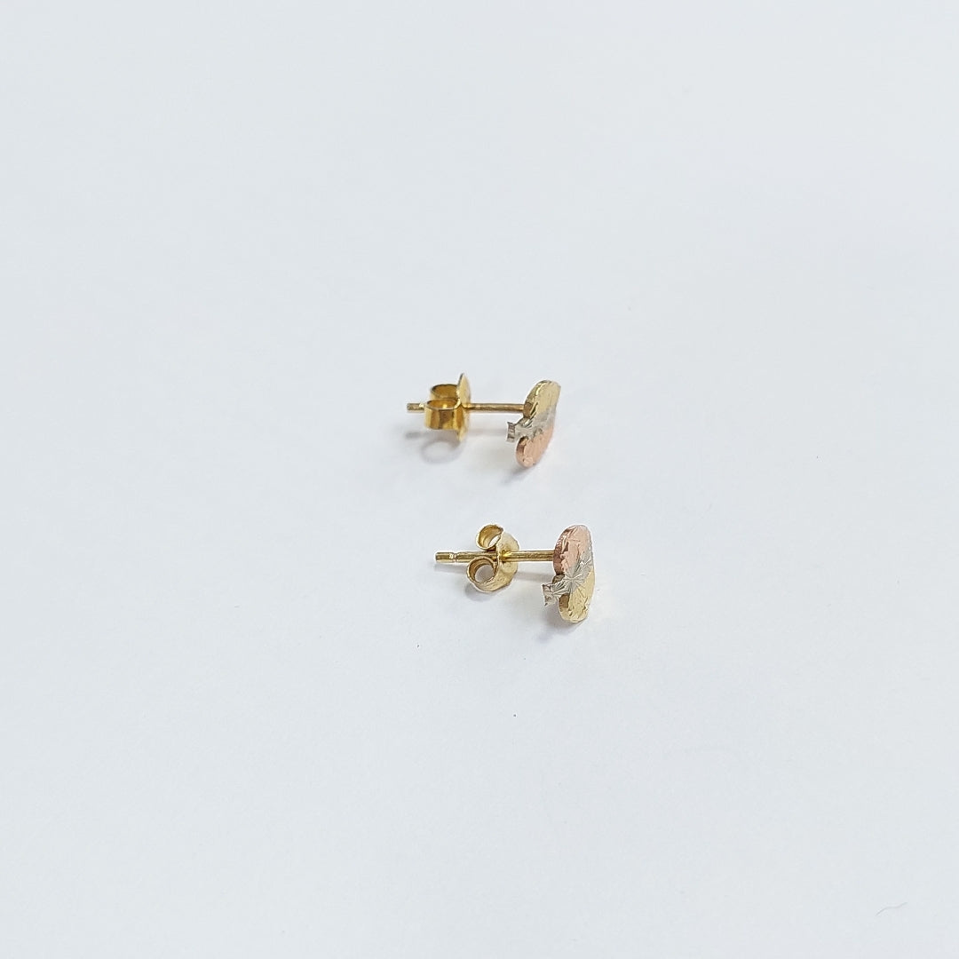 BROQUELES PAR ORO, ORO COMBINADO 14 K 1.2 GRMS (SEMINUEVO)