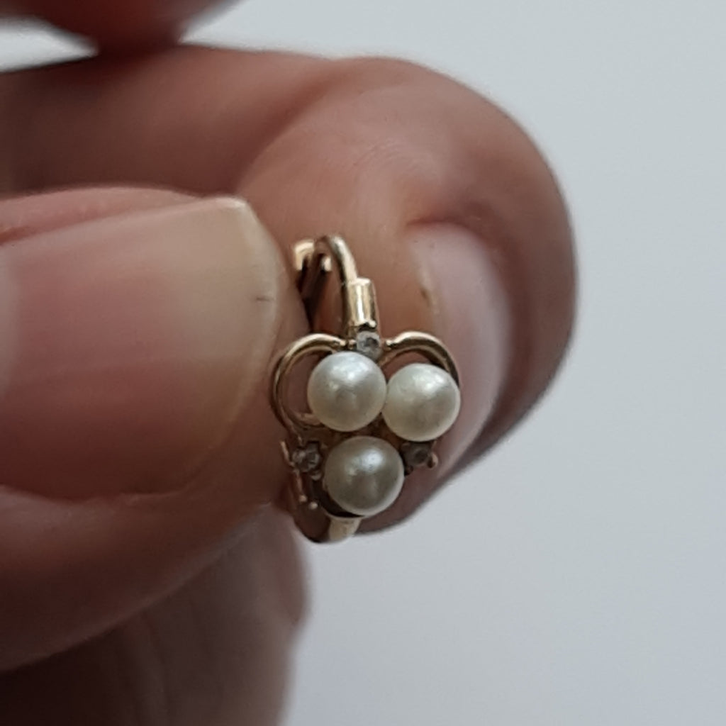 ARETES PAR ORO 10 K 1.6 GRMS (SEMINUEVO)
