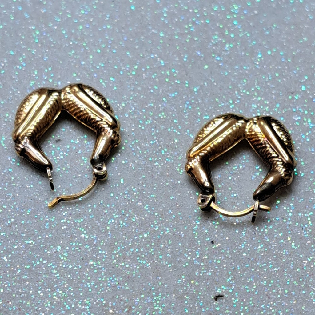 ARRACADAS PAR ORO 14 K 2,80 GRMS (SEMINUEVO)