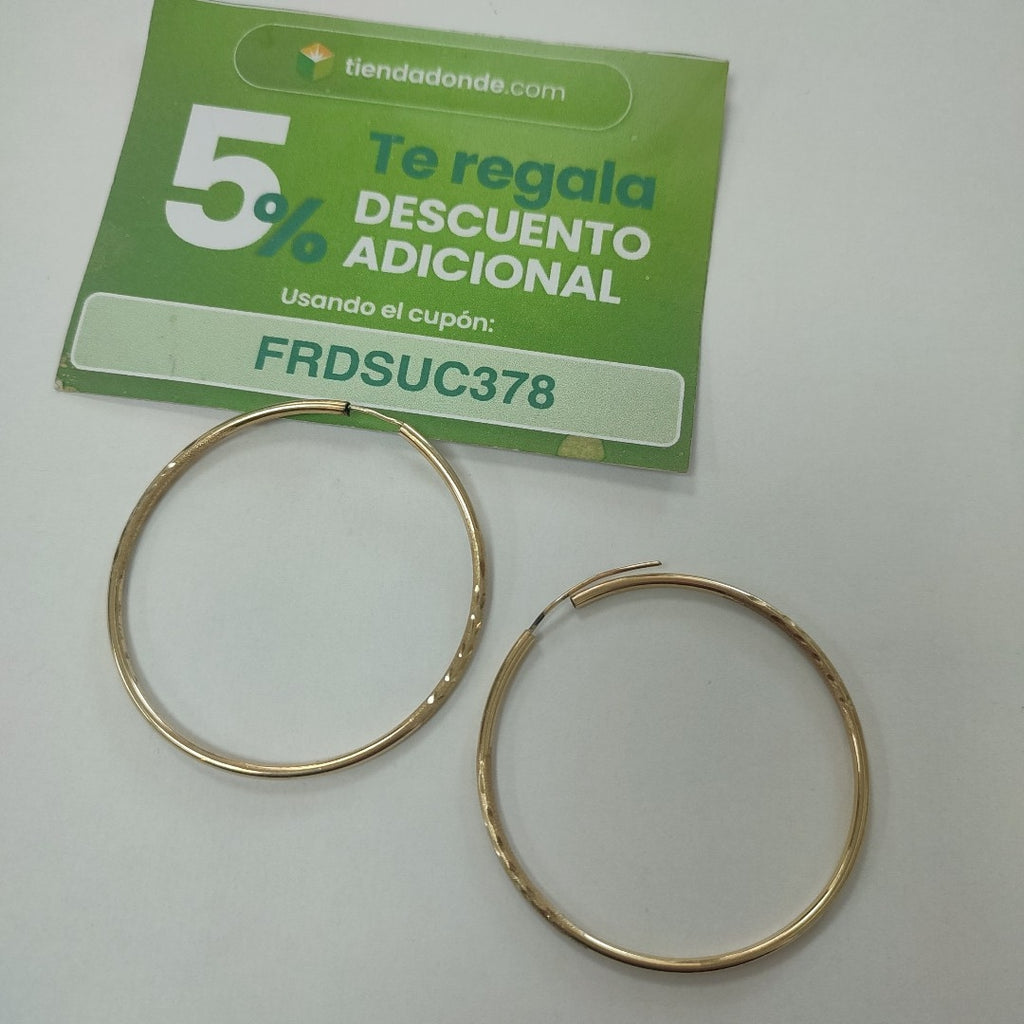 ARRACADAS PAR ORO 10 K 4.6 GRMS (SEMINUEVO)