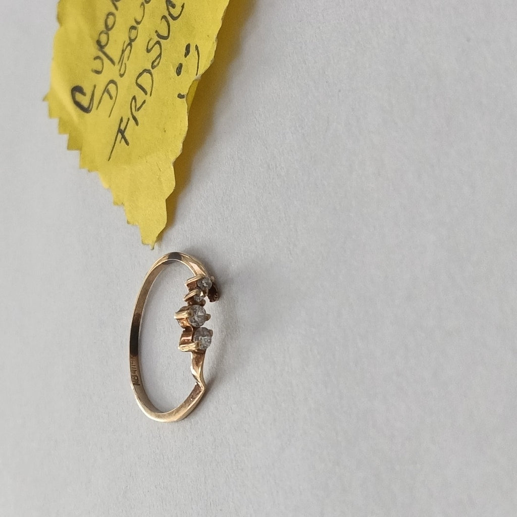 ANILLO ORO 14 K 1.2 GRMS (SEMINUEVO)
