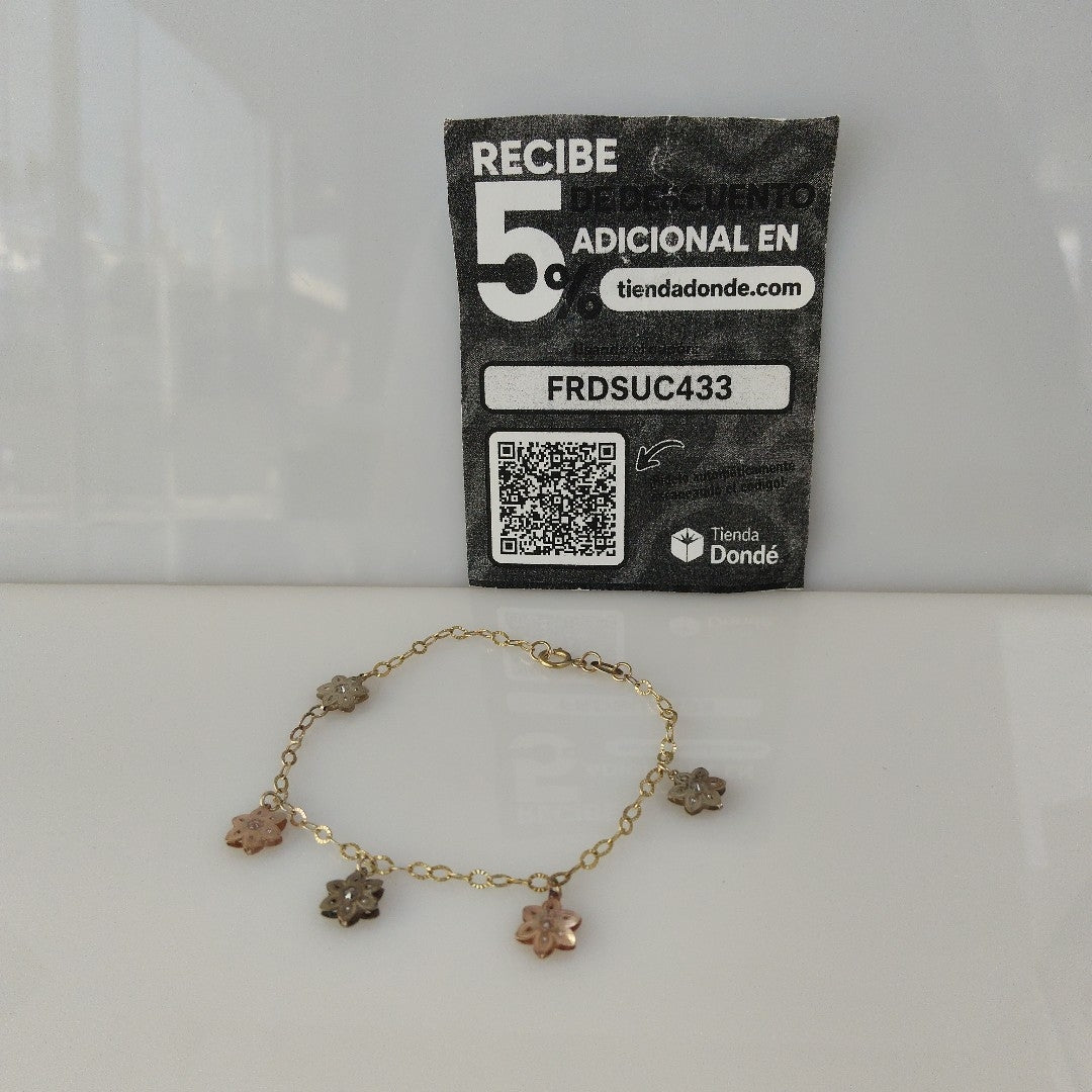 PULSERA ORO,ORO COMBINADO 10 K 2,10 GRMS (SEMINUEVO)