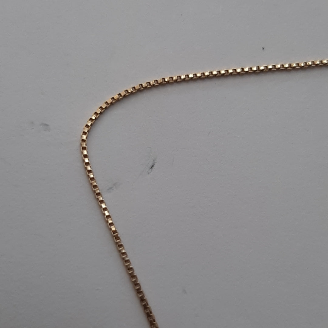 CADENA, DIJE ORO 10 K 1.7 GRMS (SEMINUEVO)