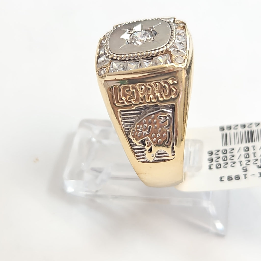 ANILLO DE GRADUACIÓN ORO 10 K 9.8 GRMS (SEMINUEVO)