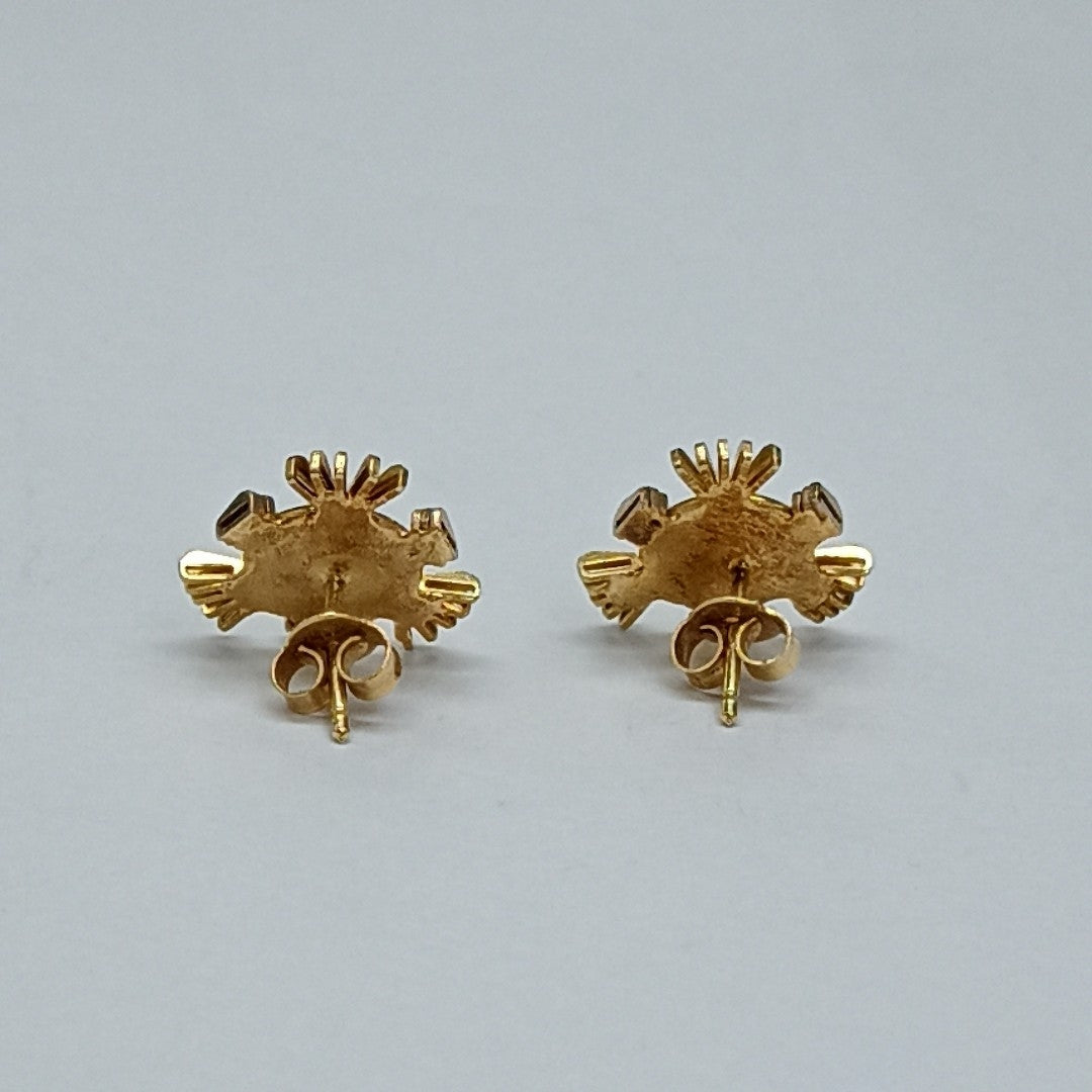 BROQUELES PAR ORO 14 K 2.7 GRMS (SEMINUEVO)