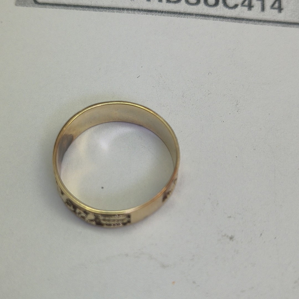 ARGOLLA DE LA SUERTE ORO 14 K 1,90 GRMS (SEMINUEVO)