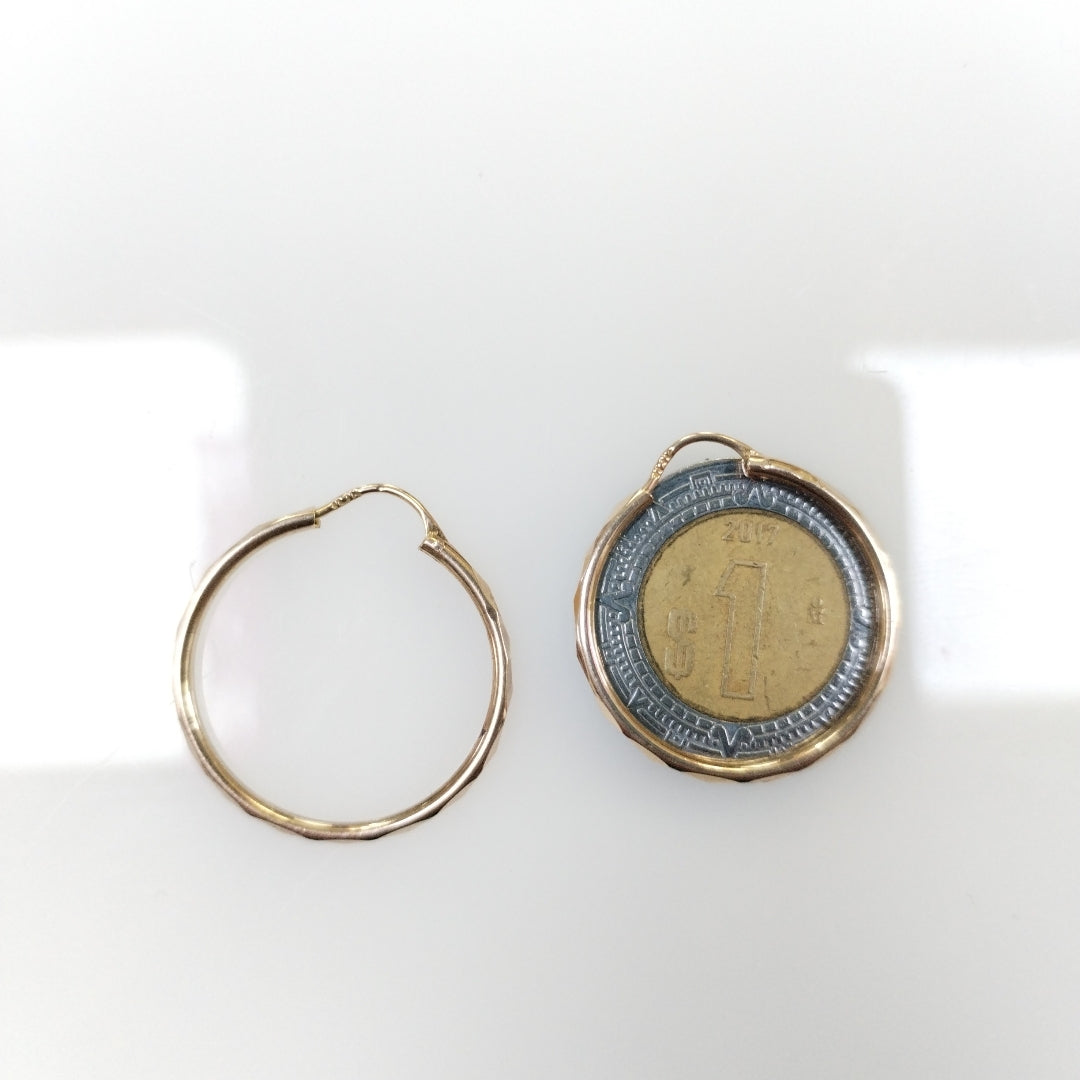 ARRACADAS PAR ORO 10 K 1.4 GRMS (SEMINUEVO)