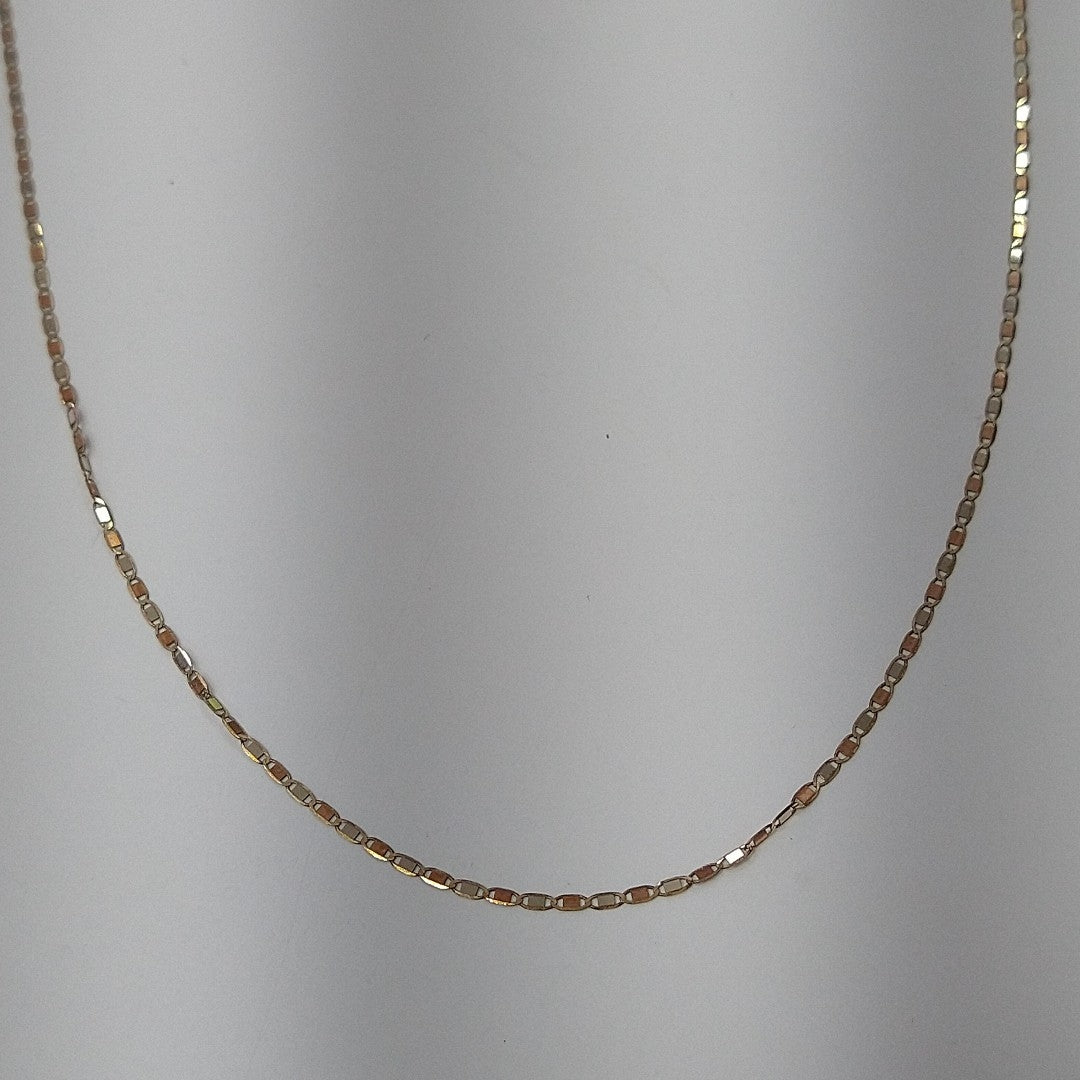 CADENA ORO COMBINADO 10 K 1.2 GRMS (SEMINUEVO)