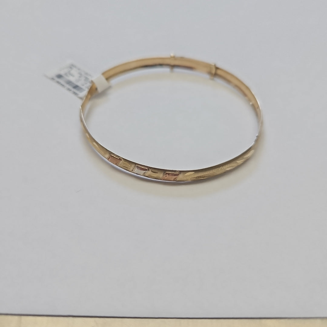 PULSERA RIGIDA ORO 8 K 4.7 GRMS (SEMINUEVO)