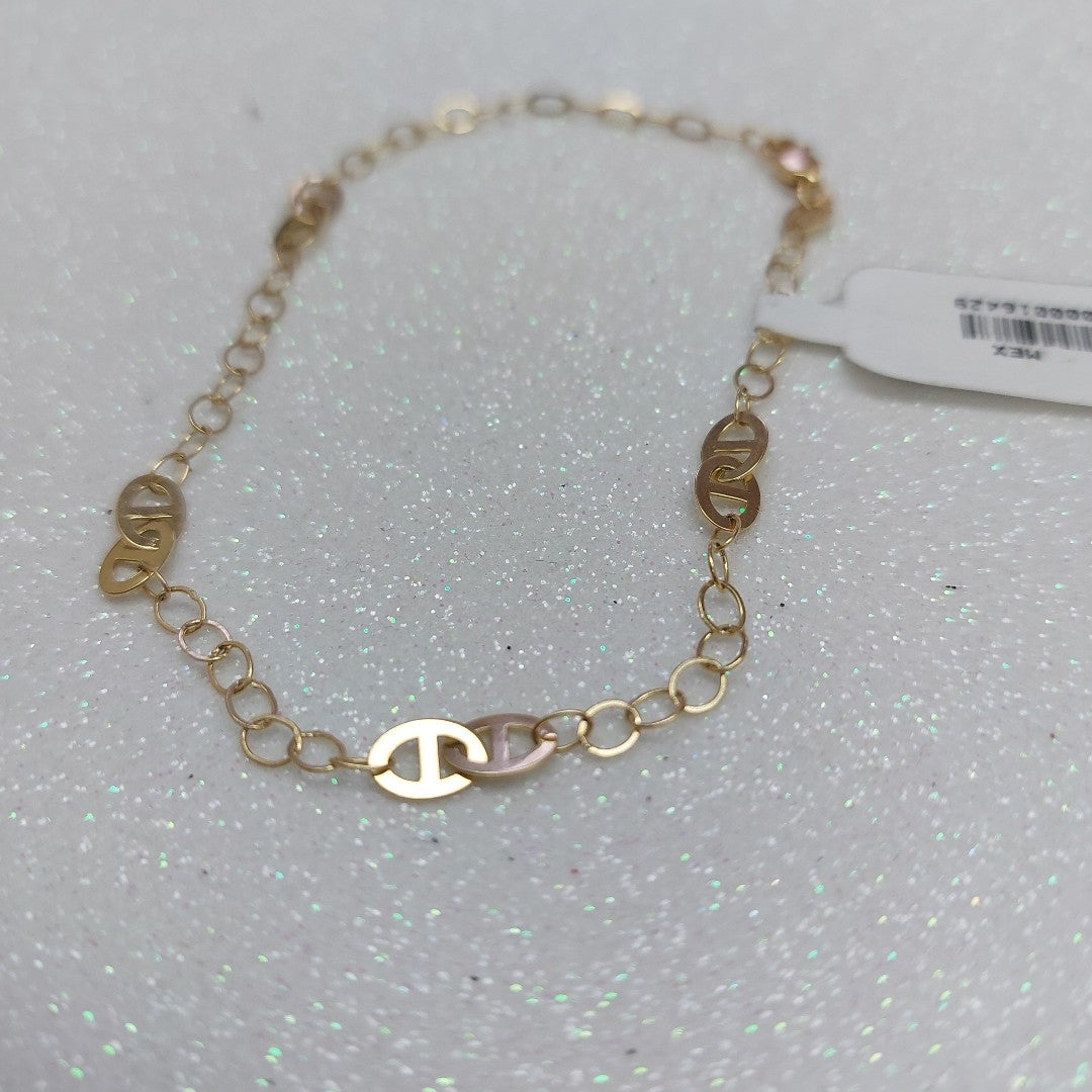 PULSERA ESPECIAL 14K 21 CM 1.9 GR (NUEVO)