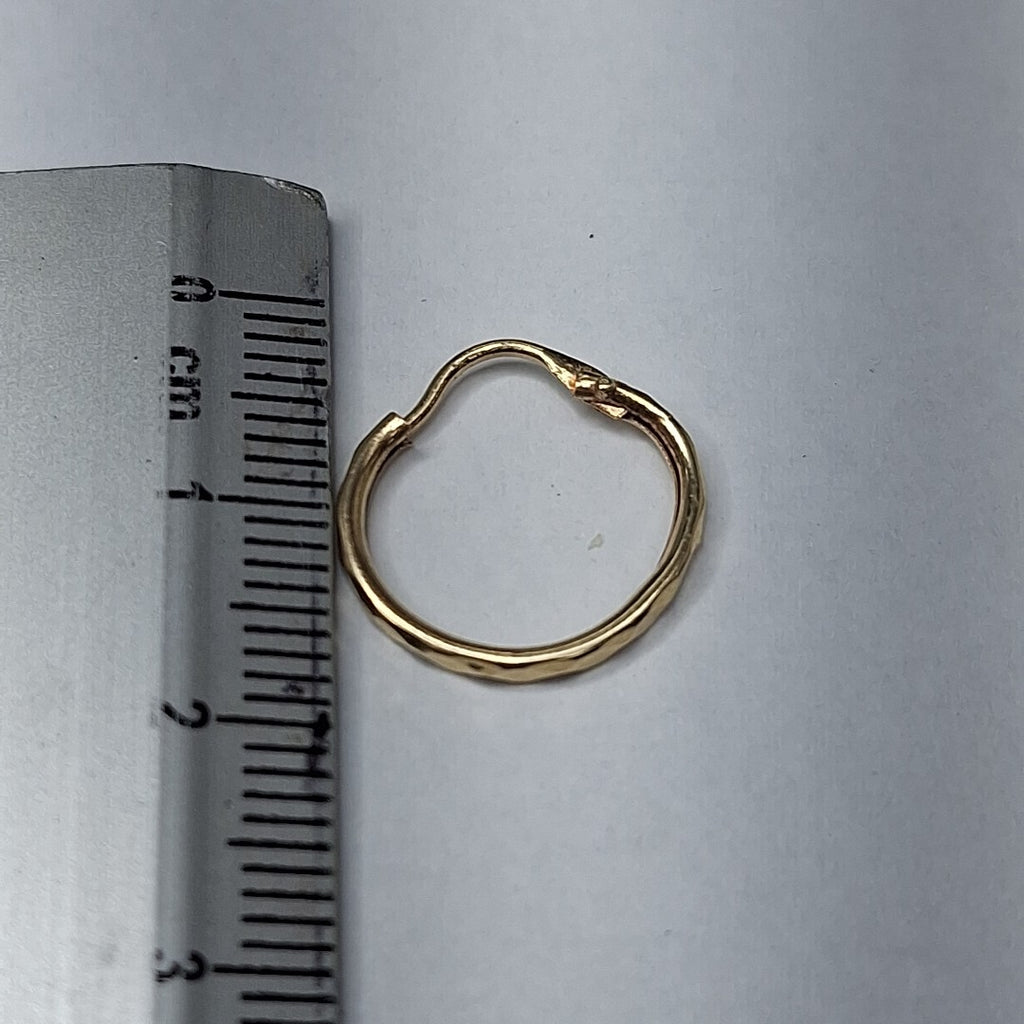 ARRACADAS PAR ORO 14 K 0,70 GRMS (SEMINUEVO)