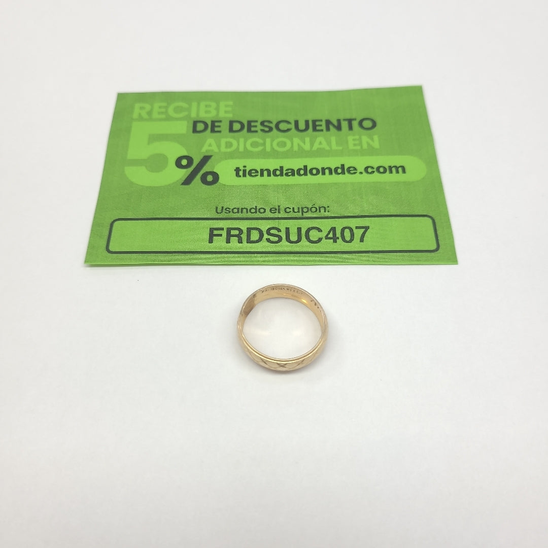 ARGOLLA ORO 14 K 1.7 GRMS (SEMINUEVO)