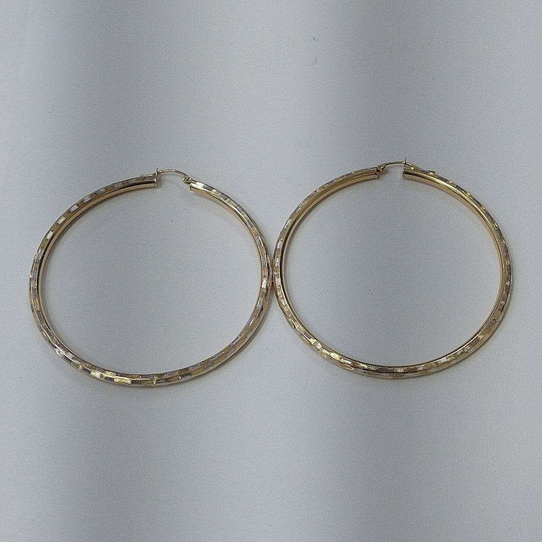 ARRACADAS PAR ORO 14 K 4.9 GRMS (SEMINUEVO)