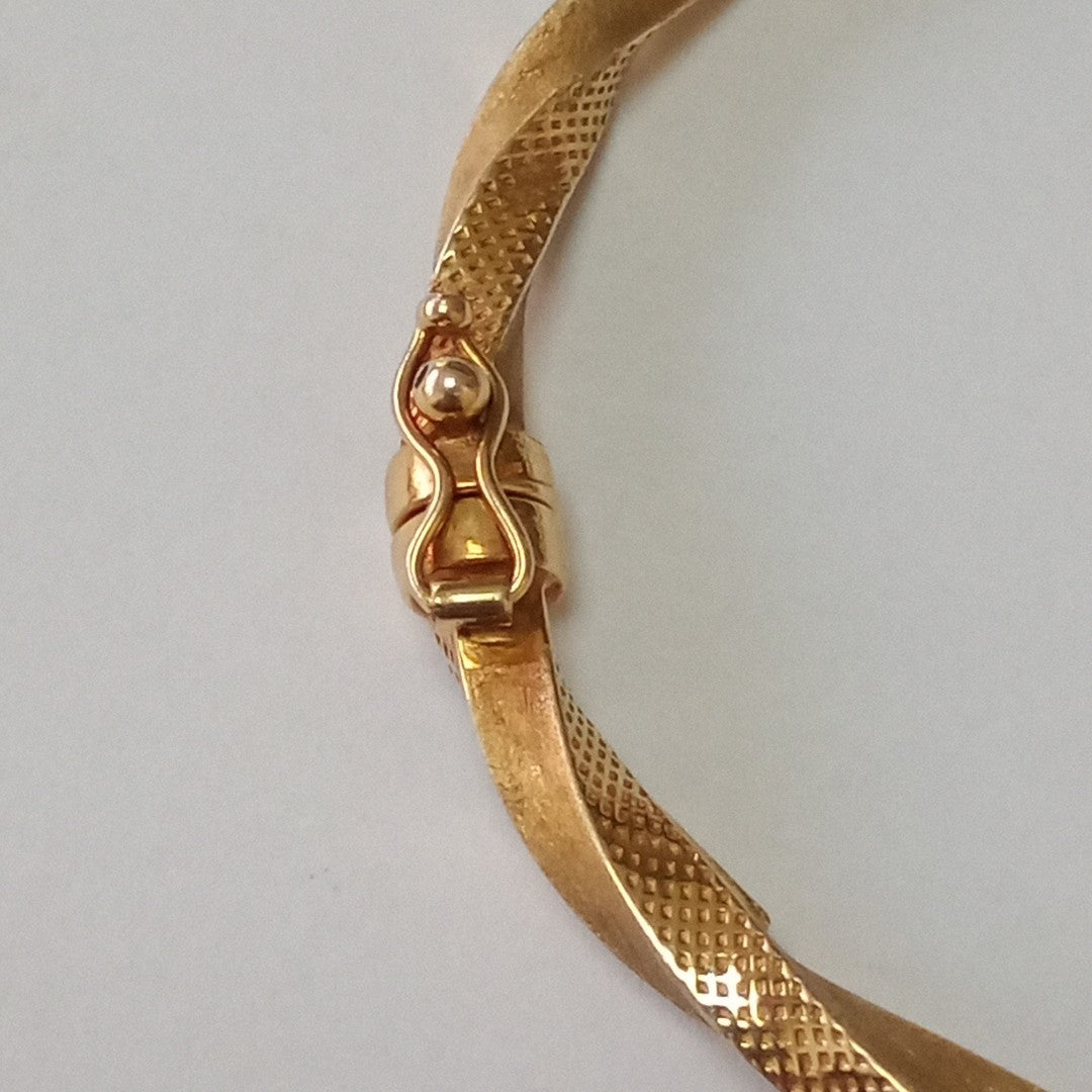 PULSERA RIGIDA ORO 14 K 6,20 GRMS (SEMINUEVO)