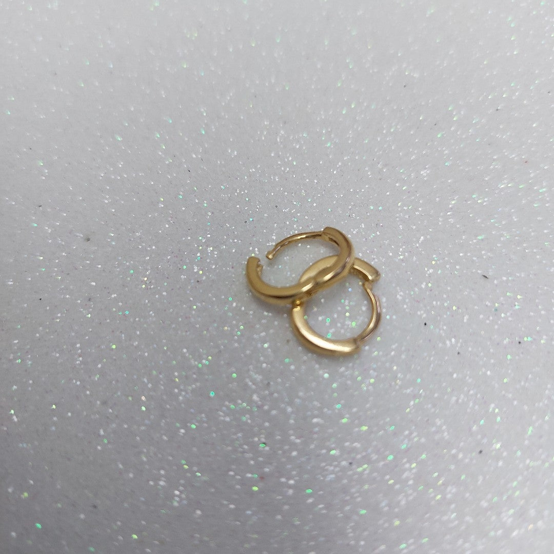 ARETES HUGGIE 14K 1.3 GR (NUEVO)