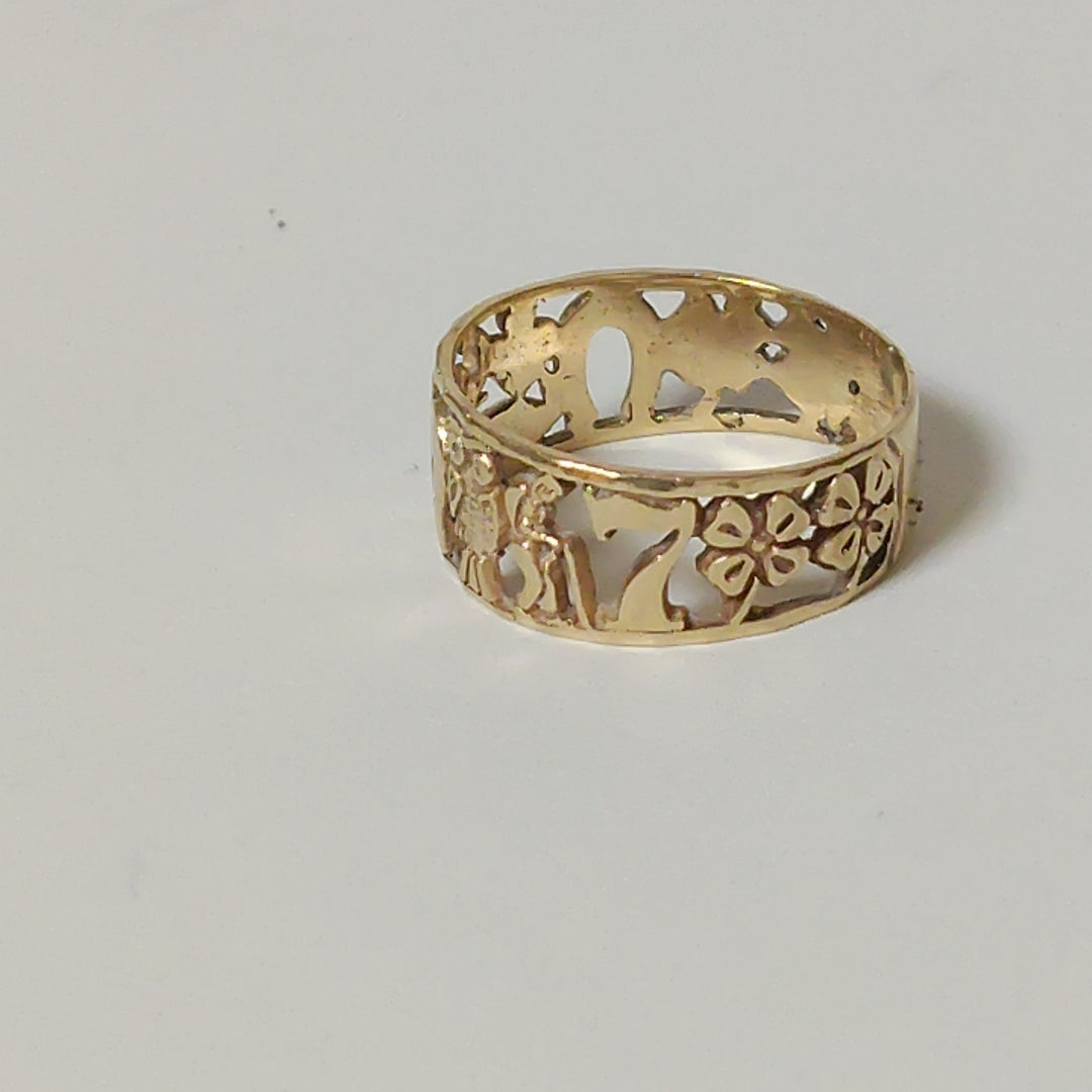 ANILLITO ORO 10 K 2,60 GRMS (SEMINUEVO)