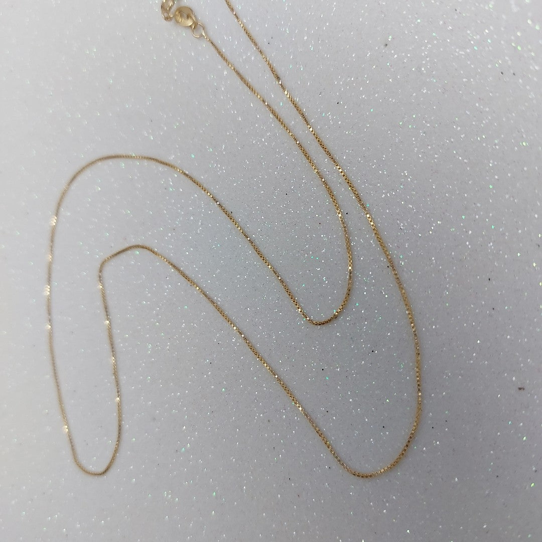 CADENA VENECIANO 14K 50 CM 1.6 GR (NUEVO)