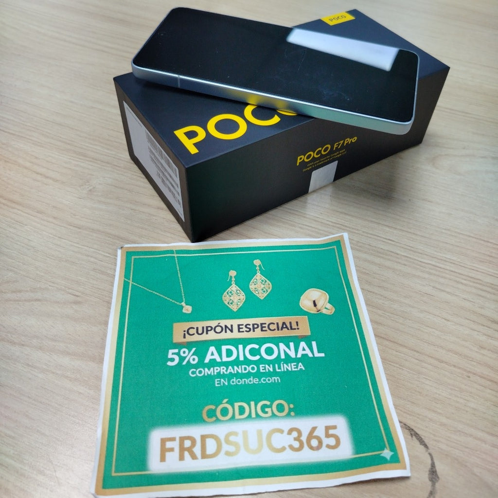 CELULAR XIAOMI POCO F7 PRO 24117RK2CG (2025) 512 GB 12 GB RAM (SEMINUEVO)
