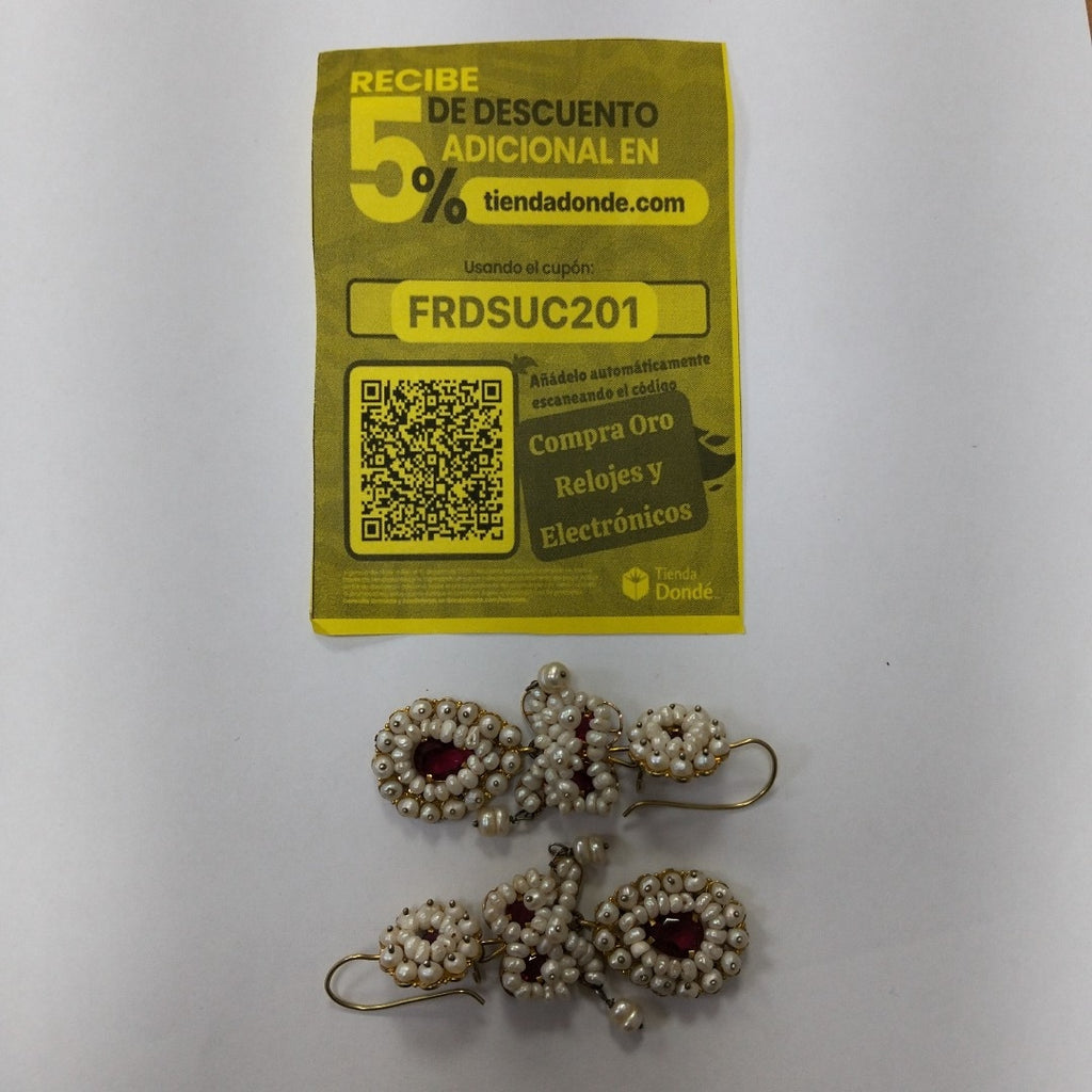 ARETES PAR ORO 10 K 14.6 GRMS (SEMINUEVO)
