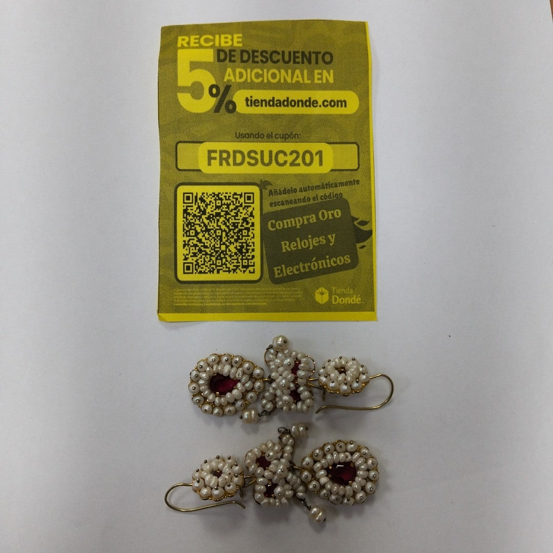 ARETES PAR ORO 10 K 14.6 GRMS (SEMINUEVO)