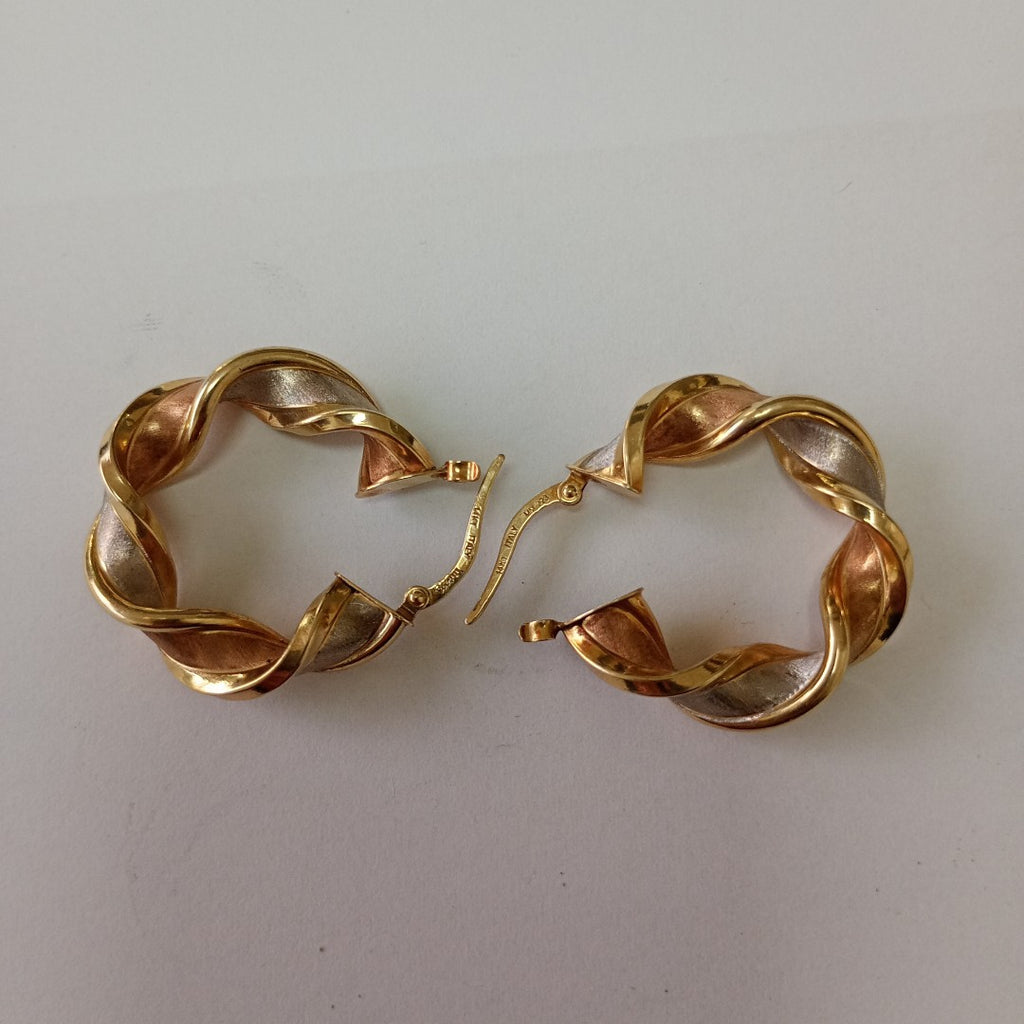 ARRACADAS PAR ORO 14 K 4.7 GRMS (SEMINUEVO)