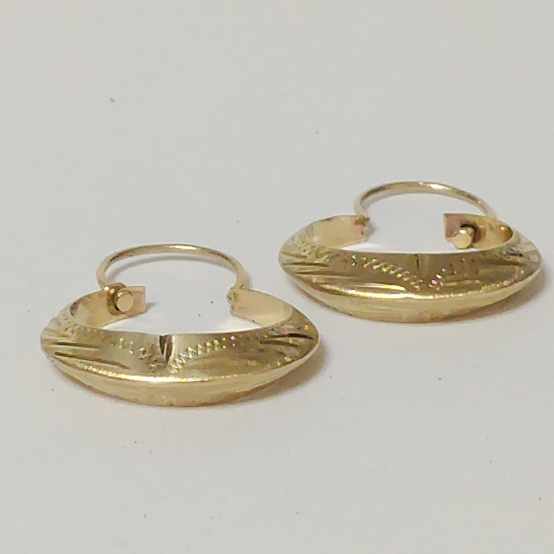 ARRACADAS PAR ORO 10 K 2,10 GRMS (SEMINUEVO)