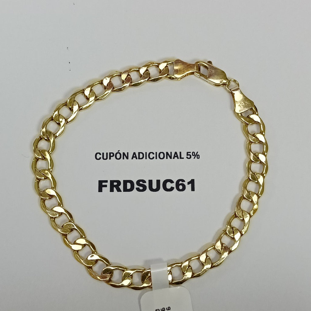 PULSERA ORO 14 K 6.3 GRMS (SEMINUEVO)