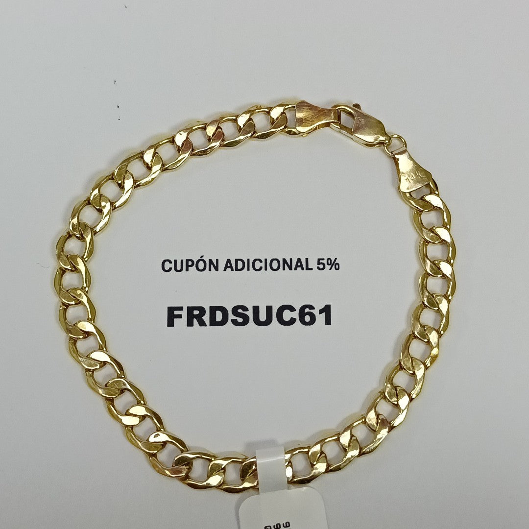 PULSERA ORO 14 K 6.3 GRMS (SEMINUEVO)