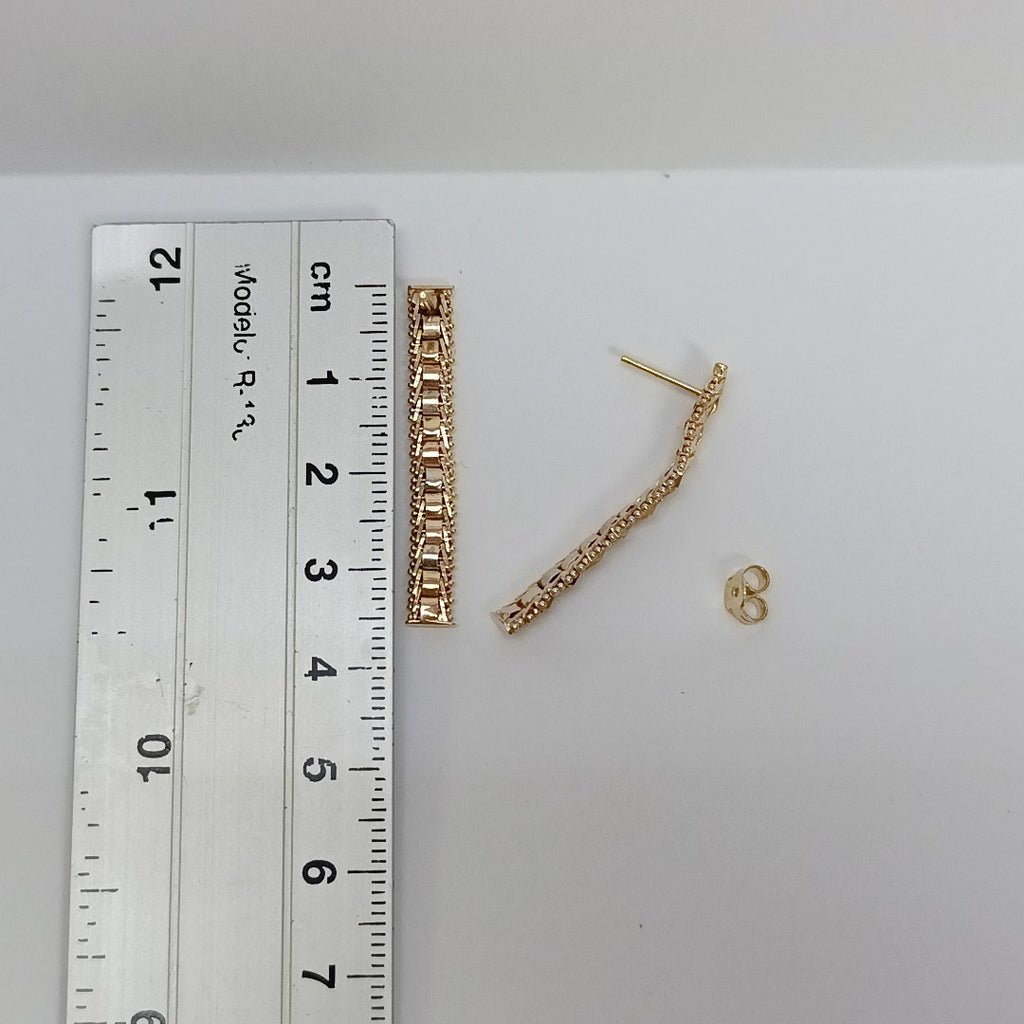 ARETES PAR ORO 14 K 3.6 GRMS (SEMINUEVO)