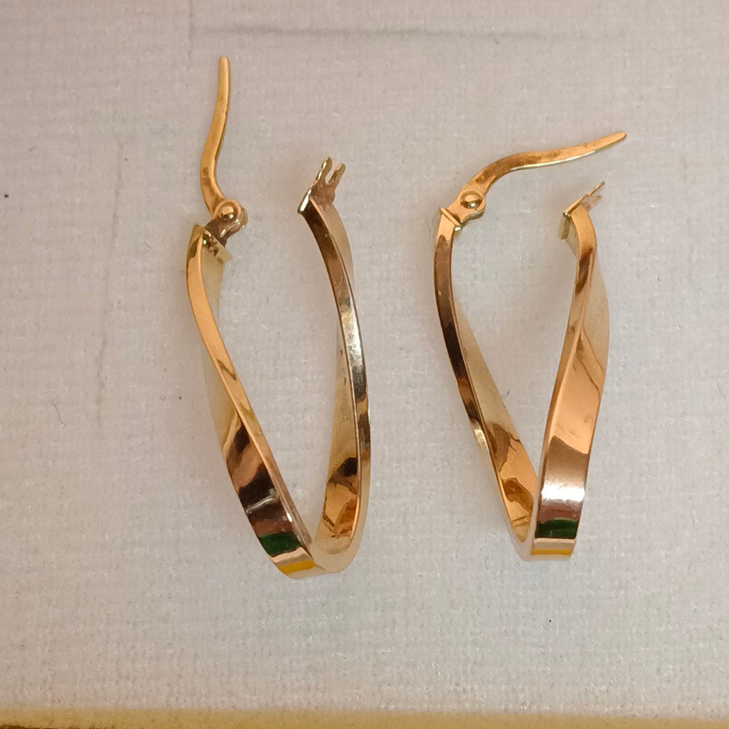 ARRACADAS PAR ORO 14 K 1.5 GRMS (SEMINUEVO)