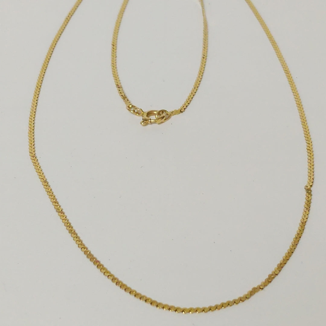 GARGANTILLA ORO 18 K 3.8 GRMS (SEMINUEVO)