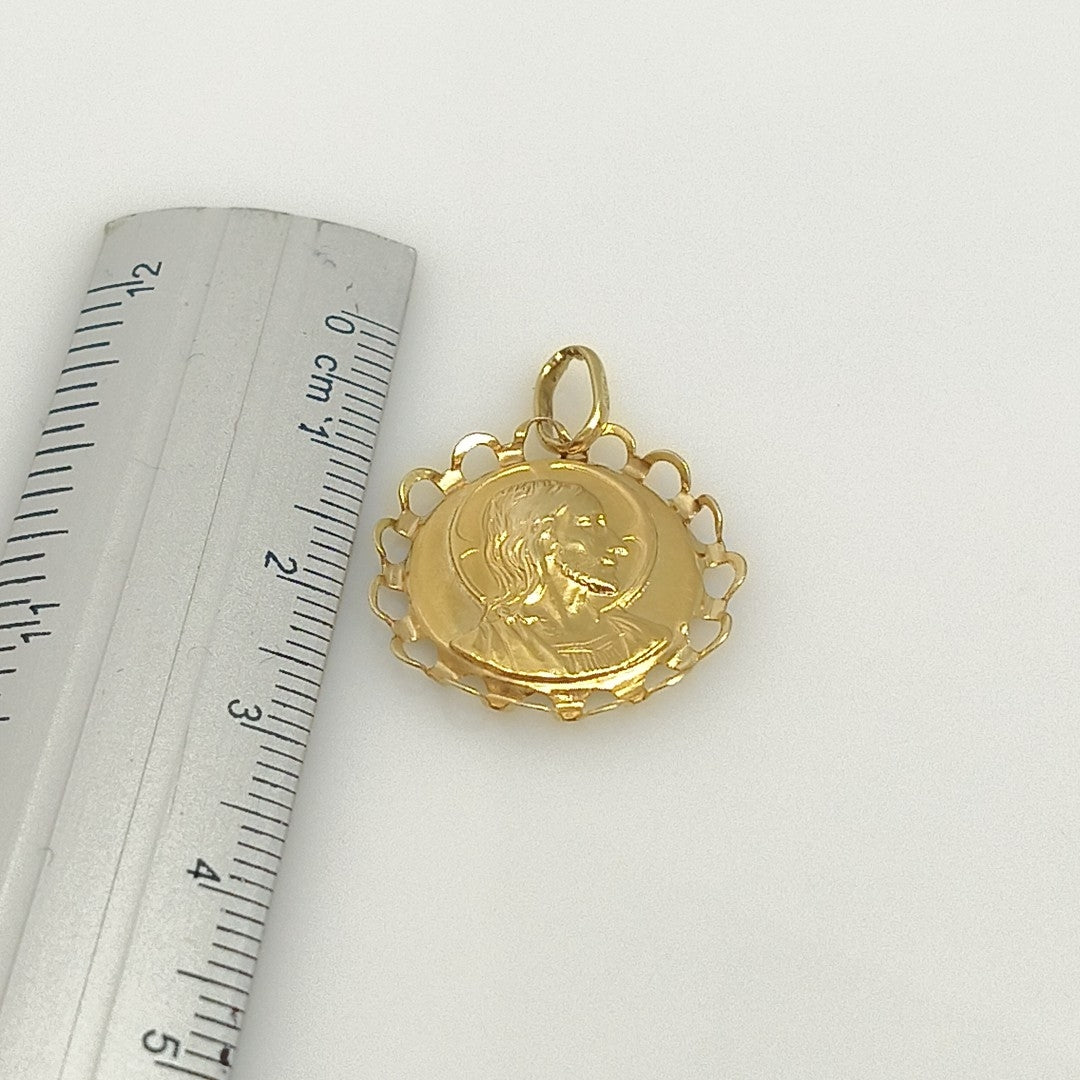 MEDALLA RELIGIOSA ORO 14 K 2,60 GRMS (SEMINUEVO)