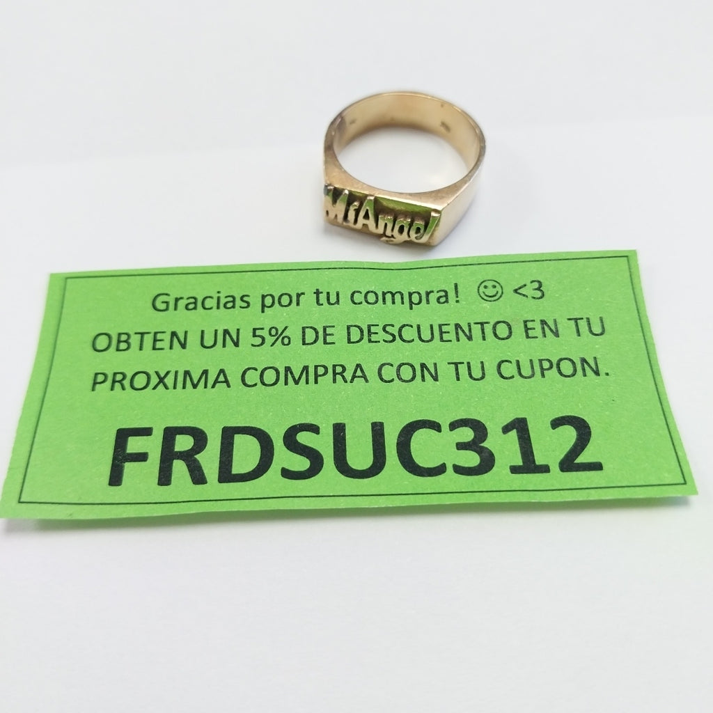 ANILLO ORO 14 K 7.7 GRMS (SEMINUEVO)