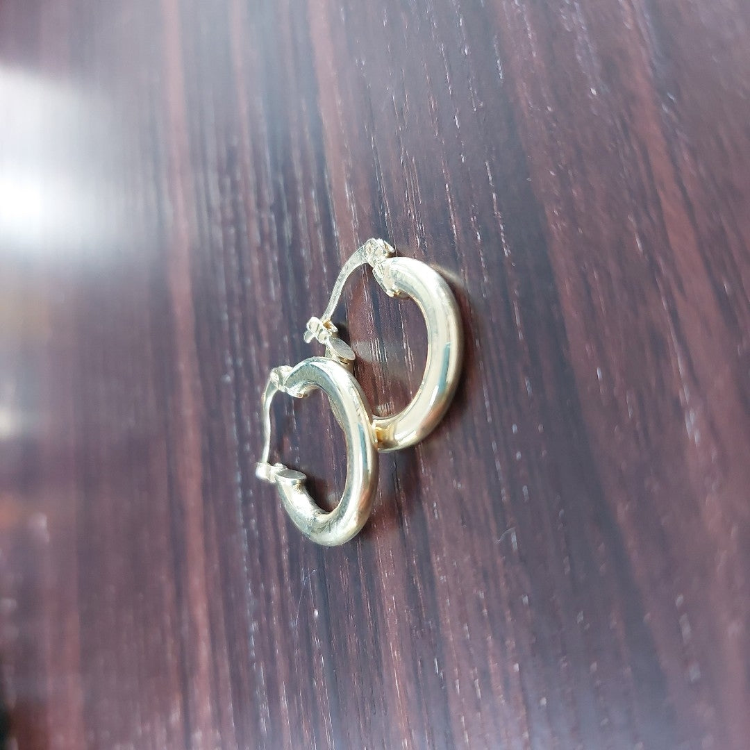 ARETES ARRACADAS 14K 1.6 GR (NUEVO)