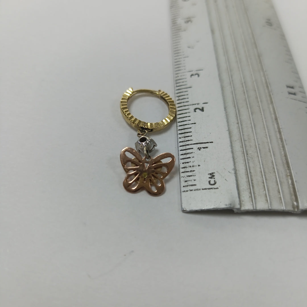ARRACADAS PAR ORO 10 K 1.8 GRMS (SEMINUEVO)