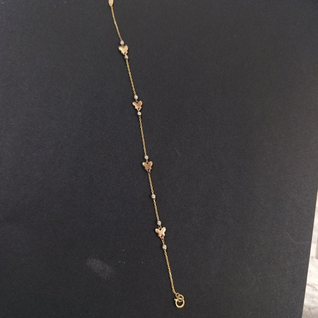 PULSERA ORO COMBINADO 10 K 1.2 GRMS (SEMINUEVO)