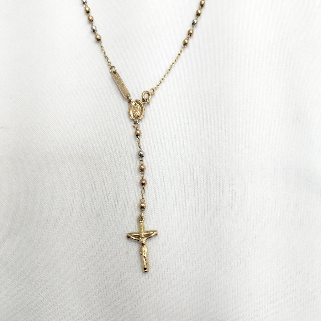 ROSARIO ORO, ORO COMBINADO 14 K 7.7 GRMS (SEMINUEVO)