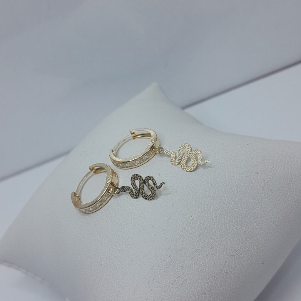 ARETES PAR ORO 10 K 1.2 GRMS (SEMINUEVO)