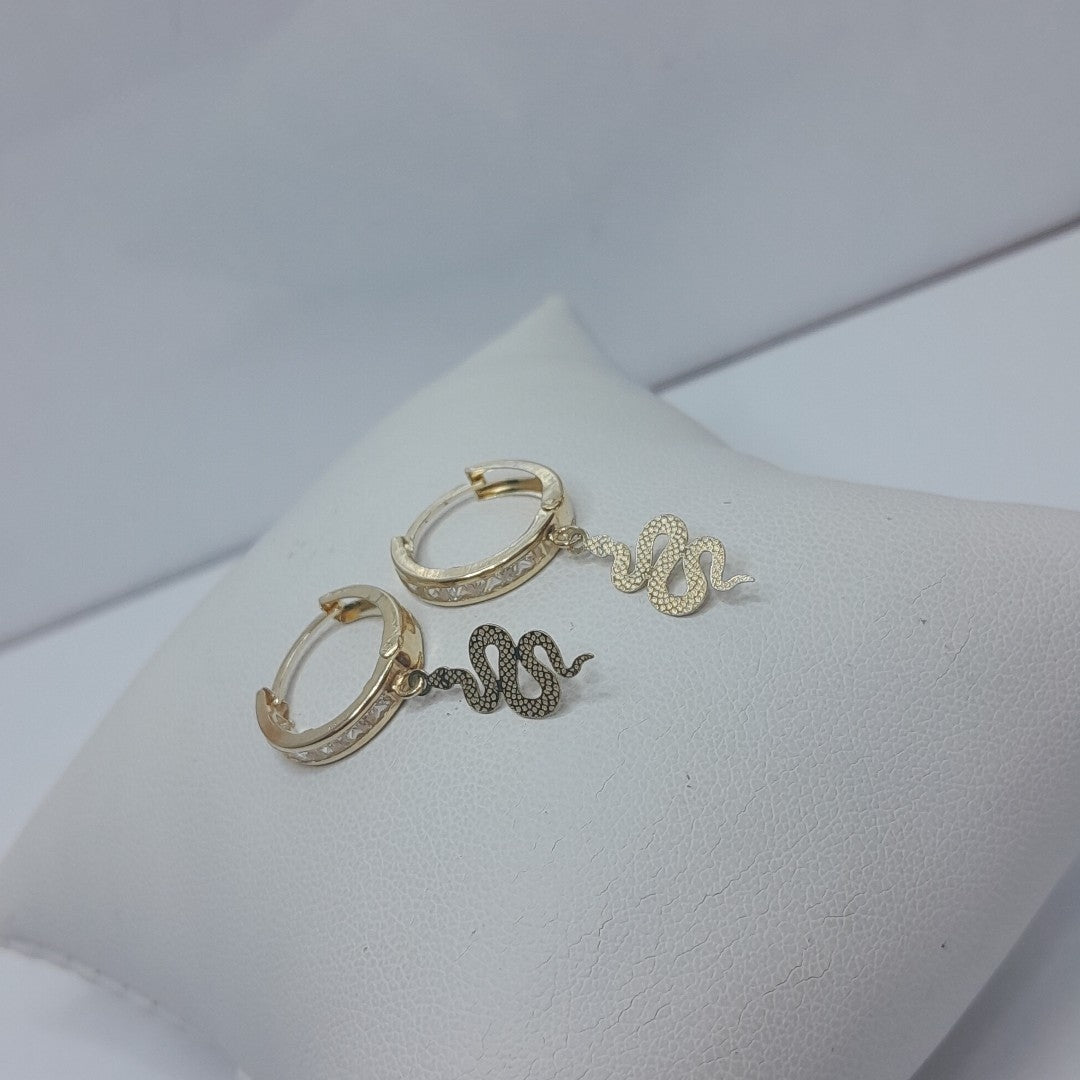 ARETES PAR ORO 10 K 1.2 GRMS (SEMINUEVO)