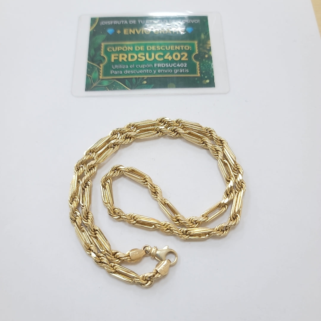 CADENA ORO 8 K 18.6 GRMS (SEMINUEVO)