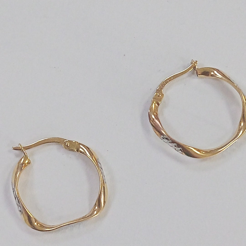 ARRACADAS PAR ORO 10 K 1,40 GRMS (SEMINUEVO)