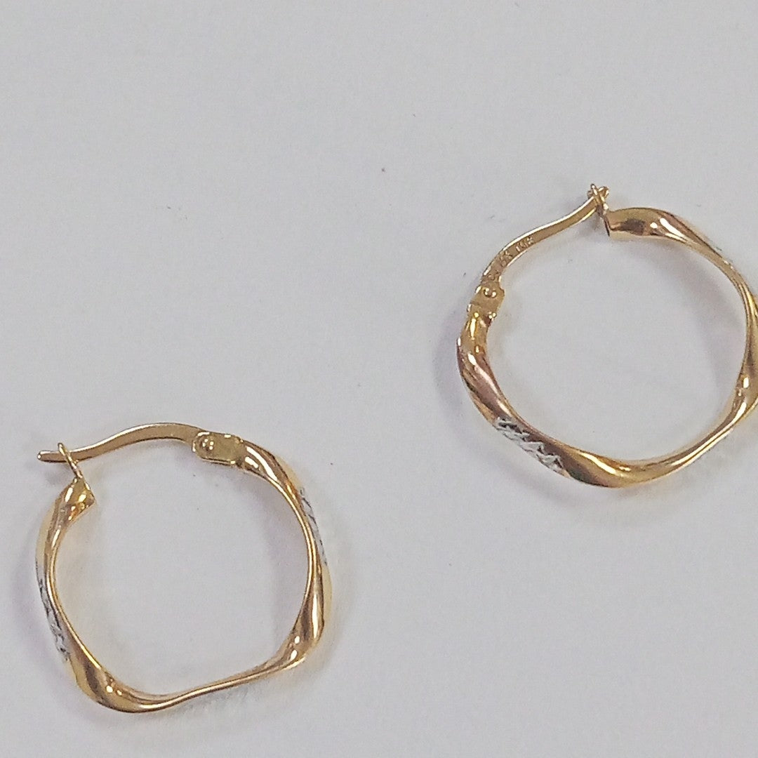 ARRACADAS PAR ORO 10 K 1,40 GRMS (SEMINUEVO)