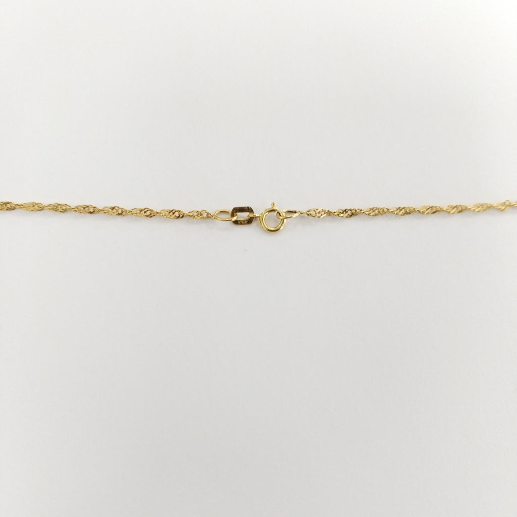 DIJE,GARGANTILLA ORO 14 K 3,30 GRMS (SEMINUEVO)
