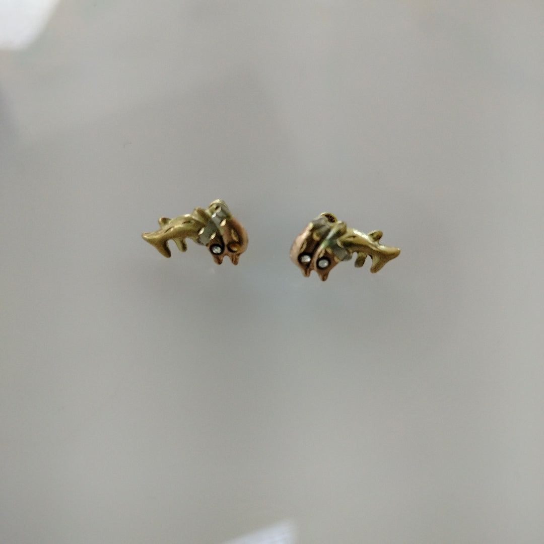 BROQUELES PAR ORO 10 K 0.4 GRMS (SEMINUEVO)