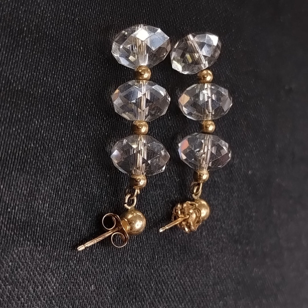 ARETES PAR ORO 14 K 4,00 GRMS (SEMINUEVO)