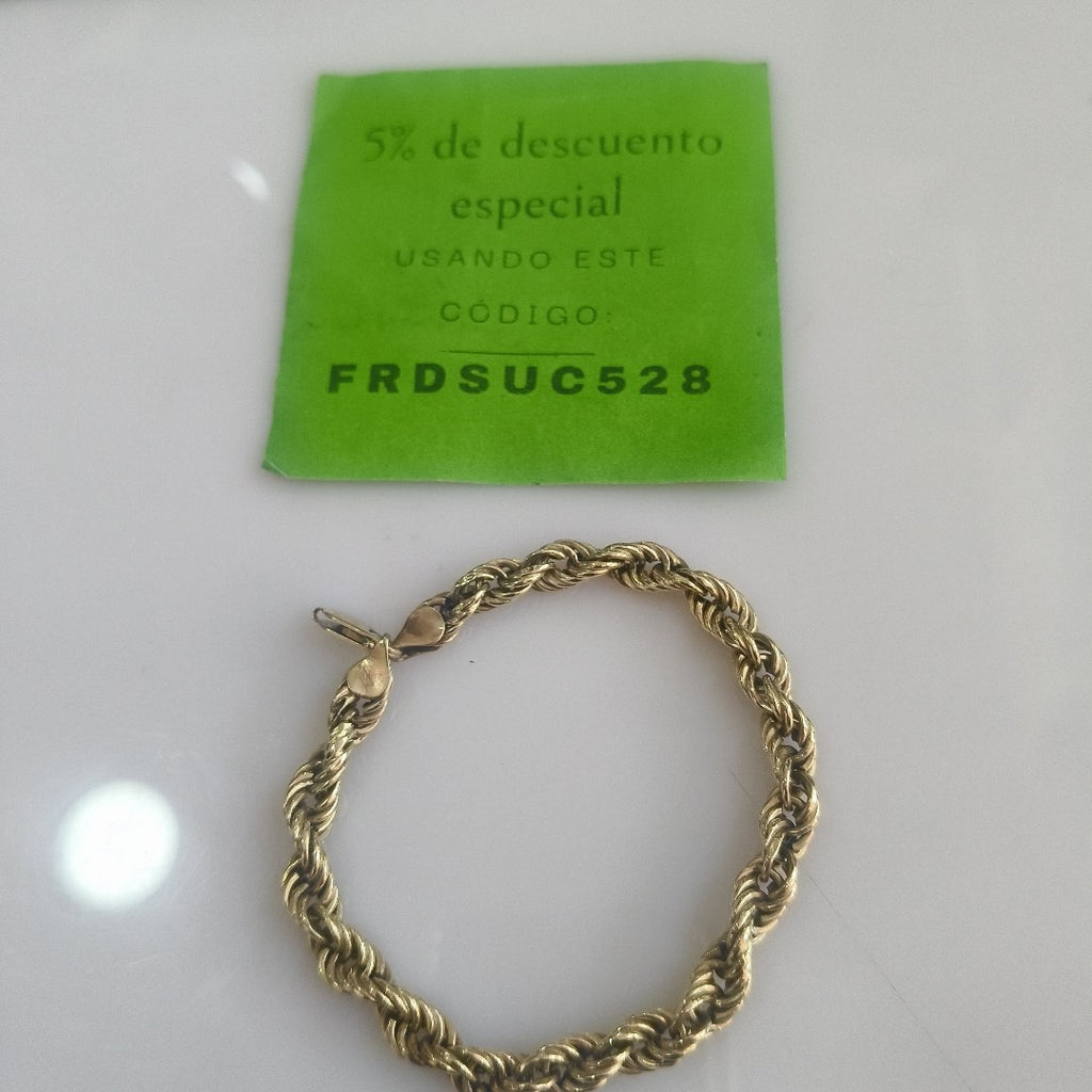 PULSERA ORO 14 K 10.6 GRMS (SEMINUEVO)