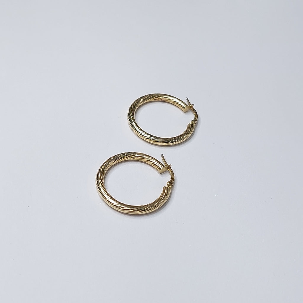 ARRACADAS PAR ORO 14 K 2.3 GRMS (SEMINUEVO)